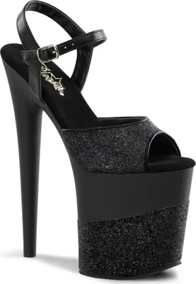 Produktbild von FLAMINGO-809-2G Damen Sandale von Pleaser, Schwarz , EU 41, US 11