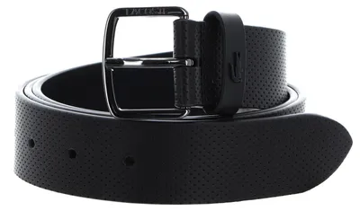 Imagen del producto de LACOSTE Cuero cinturón Casual Punch Leather Belt W95 Noir