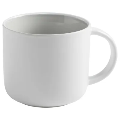 Immagine prodotto di Maxwell & Williams Tint Becher, Tasse, Kaffeebecher, Trinkbecher, Porzellan, Weiß / Hellgrau, 450 ml, DI0007