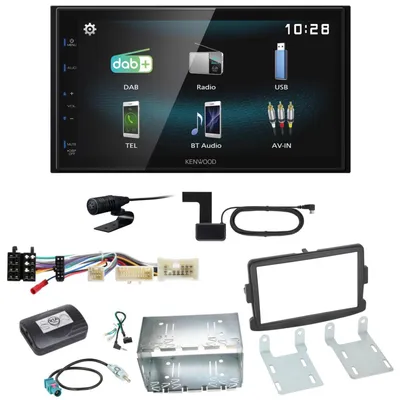 Produktbild von Kenwood DMX-125DAB Bluetooth USB MP3 DAB+ Einbauset für Opel Vivaro Movano B