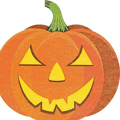 Produktbild von 12 Servietten gestanzt Halloween Pumpkin - Halloween-Kürbis 33x33cm