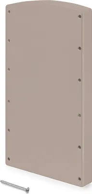 Produktbild von Emuca Satz Set mit Seiteneinsätzen für Hängende Haken für Hang Garderobe, Kunststoff, Steingrau lackiert