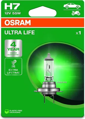 Obrázok produktu pre OSRAM ULTRA LIFE H7 PX26d 12 V/55 W (1er Blister)