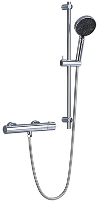 Obrázok produktu pre Sprchový systém s termostatickou batériou, kompletná sada, výška 70 cm, chrómový povrch