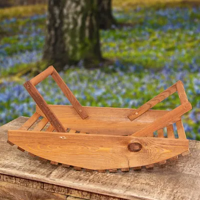 Produktbild von Korb zum Blumenpflücken, Holzkorb