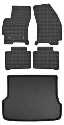 Obrázok produktu pre Gumové autokoberce SolidTread + vaňa kufra pre: Ford Mondeo MK3 2001-2007 kombi 5 ks