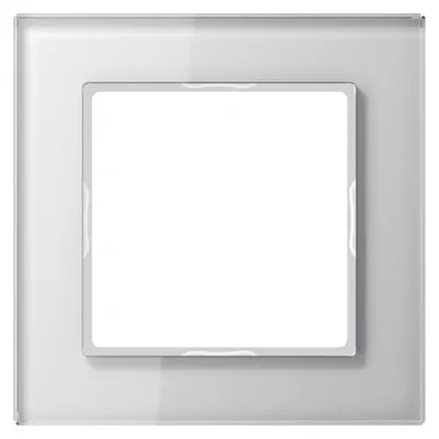 Image de Jung Cadre en verre simple aws waage/concentrique AC 581 GL WW