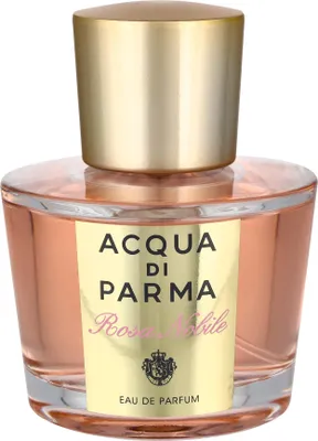 Zdjęcie produktu dla Acqua di Parma Rosa Nobile, Kobiety, 50 ml, Butelka jednorazowa, Bergamotka, Pieprz, Mandarynka, Konwalia, Piwonia, Różowy, Fioletowy, Ambra, Drzewo cedrowe, Piżmo