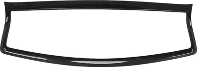 Image de Habillage de contour de calandre, décoration sèche en fibre de carbone, remplacement pour Infiniti Q50 2014-2017