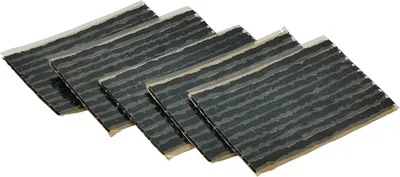Produktbild von Reifenreparaturstreifen 3,5 x 100 mm, Schwarzes Gummi, 50 Stück, Für Notreparaturen