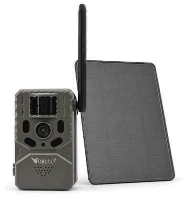 Immagine prodotto di ORLLO Huntercam 6: fotocamera da caccia 4G-LTE con pannello solare e batteria da 7800 mAh