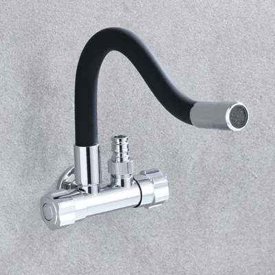 Produktbild von 360° Wasserhahn-Sprayer-Verlaengerungsschlauch Flexibler Silikon-Verlaengerungsrohr mit auslaufsicherer Dichtung Bubbler
