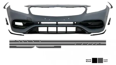 Produktbild von Stoßstange für Mercedes A W176 12-18 Aufkleber Dunkelgrau Facelift A45 Look.