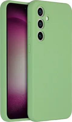 Produktbild von Accezz Liquid Silikoncase Samsung Galaxy S23 FE - Grün