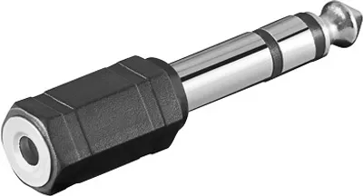 Produktbild von Audio Adapter 3,5mm Mono Buchse an 6,3mm Stereo Stecker, Good Connections®