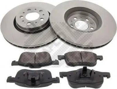 Produktbild von MAPCO Bremsenset Vorne Bremsscheiben Beläge Satz für VOLVO V70 II (285) 320mm