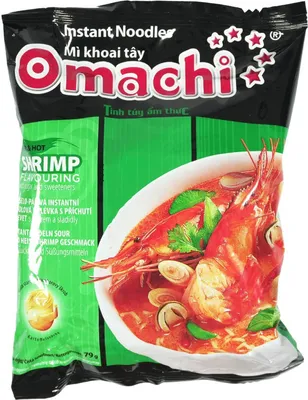 Produktbild von Omachi Instantnudeln Shrimps Geschmack 79g