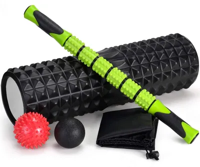 Produktbild von 5-in-1 Schaumstoffroller Set mit Massagezubehör
