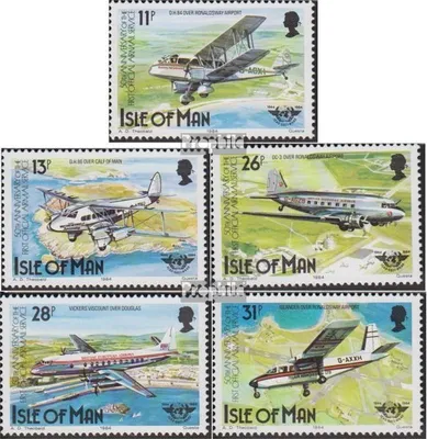 Produktbild von Briefmarken GB - Isle of Man 1984 Mi 256-260 (kompl.Ausg.) postfrisch Flugpost