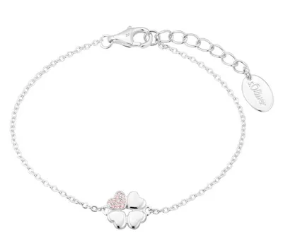 Produktbild von S.Oliver Silber Armband Kleeblatt 2037848