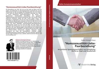 Produktbild von "Homosexualität-Liebe-Paarbeziehung"