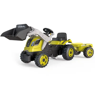 Immagine prodotto di Smoby - SMOBY Farmer Max Trattore ambulante con rimorchio e pala