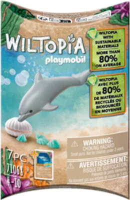 Immagine prodotto di PLAYMOBIL Wiltopia 71068 Wiltopia - Giovane delfino