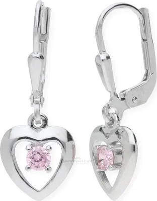 Produktbild von JuwelmaLux Herz Ohrhänger 925 Silber Zirkonia JL10-06-1213