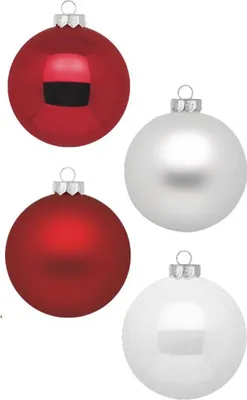 Produktbild von Weihnachtskugeln 12 Stk 8 cm Frozen Strawberry