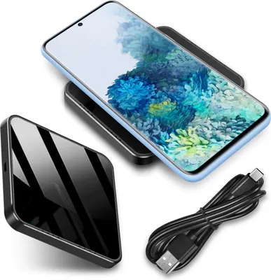 Produktbild von Induktive 15W Ladegerät für Samsung Galaxy S25 S24 Plus Ultra Edge Ladestation