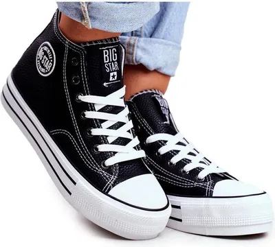 Zdjęcie produktu dla Trampki Damskie Big Star Czarne GG274012 38