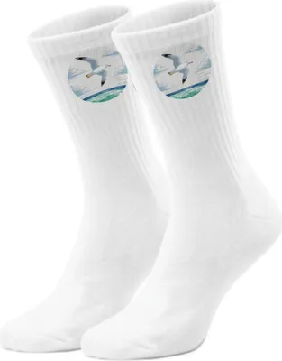 Produktbild von epicsocks Nautik Freude Möwe Socken in 42-46 im Paar