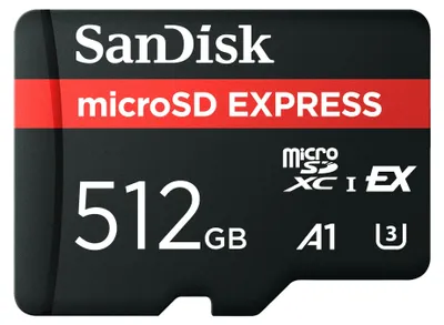 Immagine prodotto di SANDISK MicroSD-Karte Express 512 GB 880 MB/s U3 C10