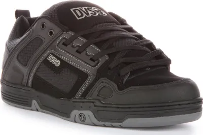 Image de DVS Comanche Hommes Lacets Cuir Chaussures de sport Noir Noir - undefined / Noir Noir