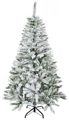 Immagine prodotto di Albero di Natale artificiale con neve, altezza 150 cm - Verde/Bianco | Colore: Verde/Bianco | Dimensioni: 85x85x150 cm