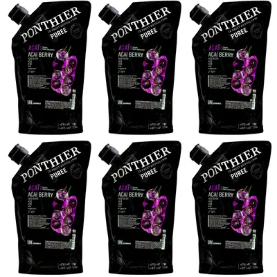 Produktbild von Ponthier ACAI-BEERE-Frucht-PÜREE 6x 1KG