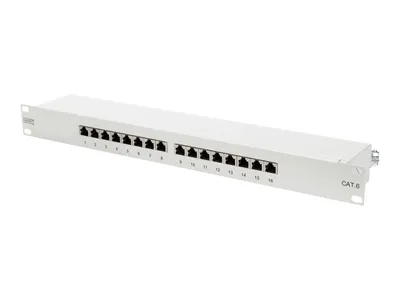 Immagine prodotto di DIGITUS Patchpanel 1HE 16-Port Cat6  geschirmt schwarz