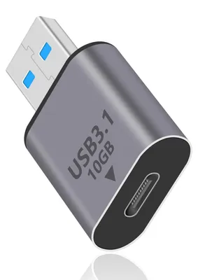Productafbeelding van USB C naar USB 3.1 Gen 2 adapter 10Gbps, Vrouwelijk naar Mannelijk