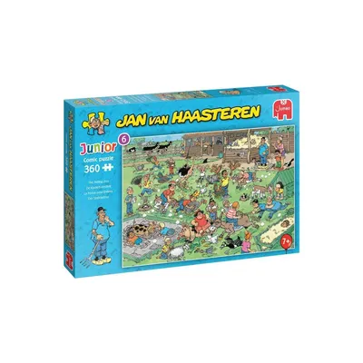 Immagine prodotto di Jumbo Games Jan van Haasteren Junior zoo, puzzle per bambini, puzzle per bambini, gioco di puzzle, 360 pezzi, 20063