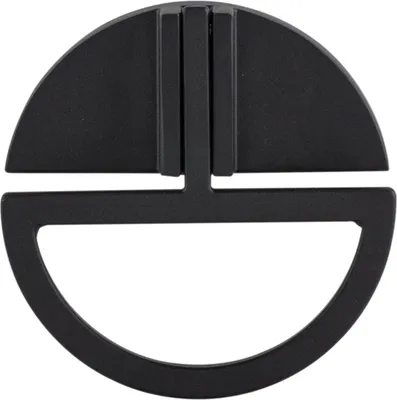 Produktbild von Klappgriff Trapani ø 64 mm, Zinkdruckguss schwarz matt