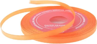 Immagine prodotto di Nastro di raso 6 mm/32 m - arancione scuro
