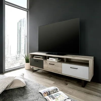 Immagine prodotto di Mobile porta Tv 3 ante a ribalta Orlando5 colore rovere