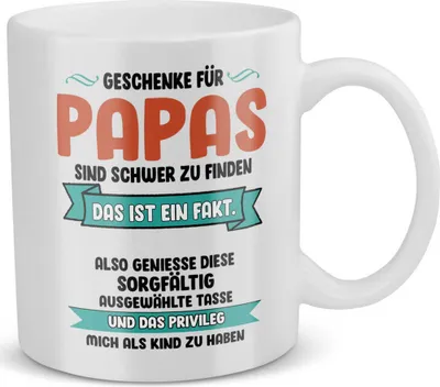 Produktbild von 22Feels Papa Geschenk Vatertag Vater Tasse Geburtstag Kaffeetasse Männer Weihnachten Herrentag Geschenkidee