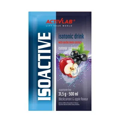 Produktbild von Activlab Isoactiv (20x31,5g) Blackcurrant & Apple - Energie & Ausdauer - Elektrolyte
