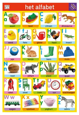 Produktbild von Deltas -Bildungsplakat - das Alphabet