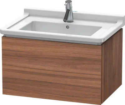Produktbild von Waschtischunterbau L-CUBE 469x670x408mm nussbaum natur nussbaum natur