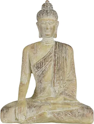 Produktbild von Mica Buddha taupe Polyresin 29,5 cm