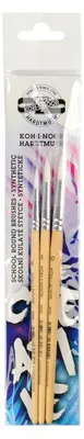 Produktbild von Rundpinsel- Set "SYNTHETIC" 3er Set