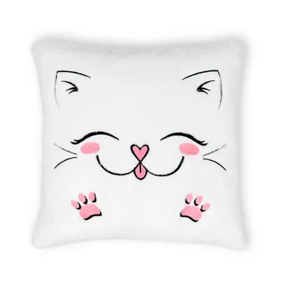 Obrázok produktu pre WP MERCHANDISE - Roztomilá mačička plyšový vankúš (33 cm)