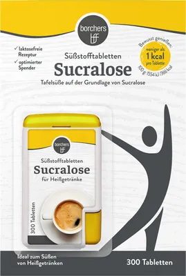 Produktbild von BORCHERS Sucralose Tabletten Spender 300 Stk.
